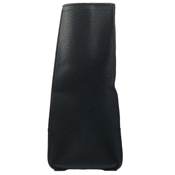 Faux Leather Tote Dark Green Brown Alligator Pattern Handbag Purse 2 Section - Picture 5 of 11